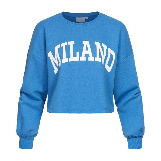 Sky blue women sweatshirt