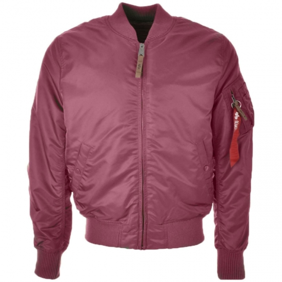 Red Bomber jacket