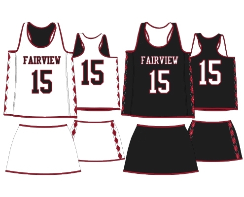 Women Reversible lacrosse uniform