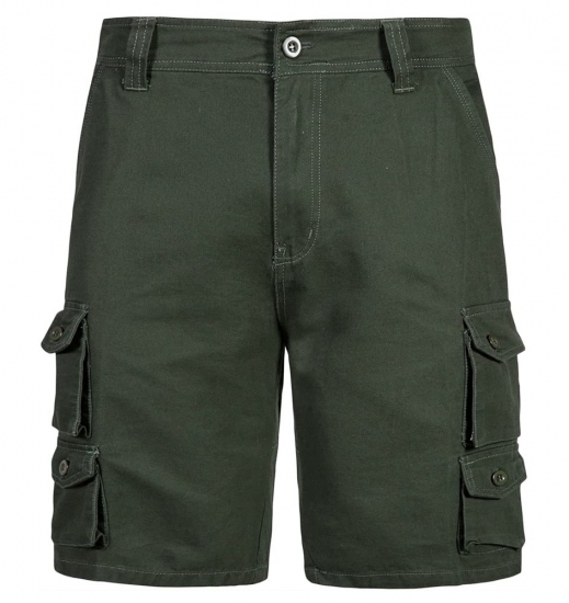 green cargo shorts