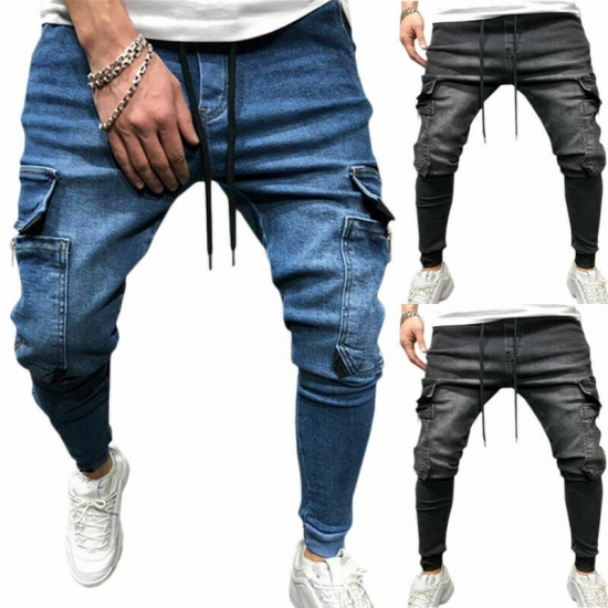 Jeans cargo pocket trouser